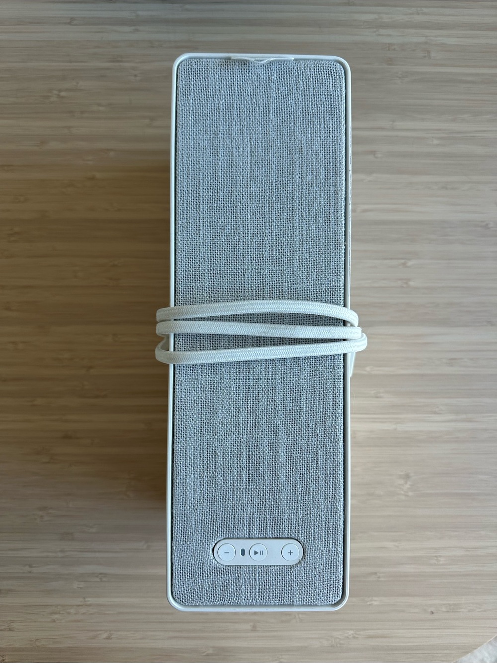 IKEA White/Grey Fabric Bluetooth Speaker